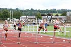 Womens under-20s 100 metres hurdles, EAP International Combined Events, Hexham Northumberland. Photo: David T. Hewitson/Sports for All Pics